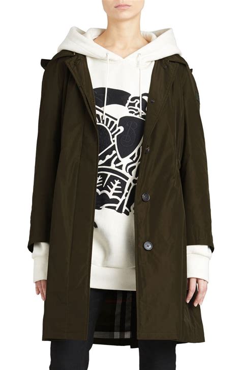 burberry tringford waterproof hooded coat|burberry camden trench coats.